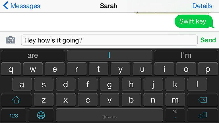 SwiftKey keyboard for iOS 8.
